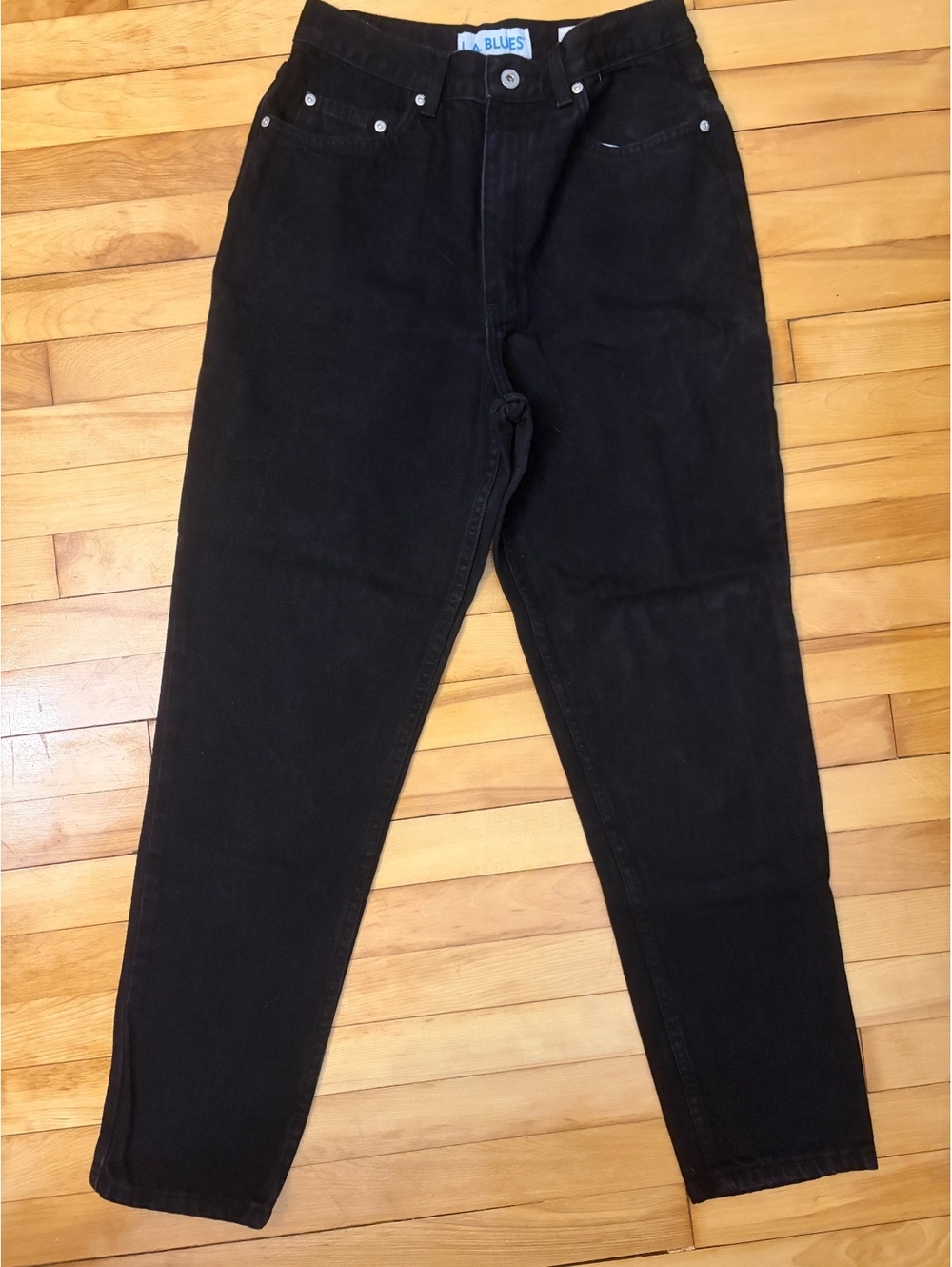 LA Blues- Vintage Black Jeans- Size 12 Slim Fit